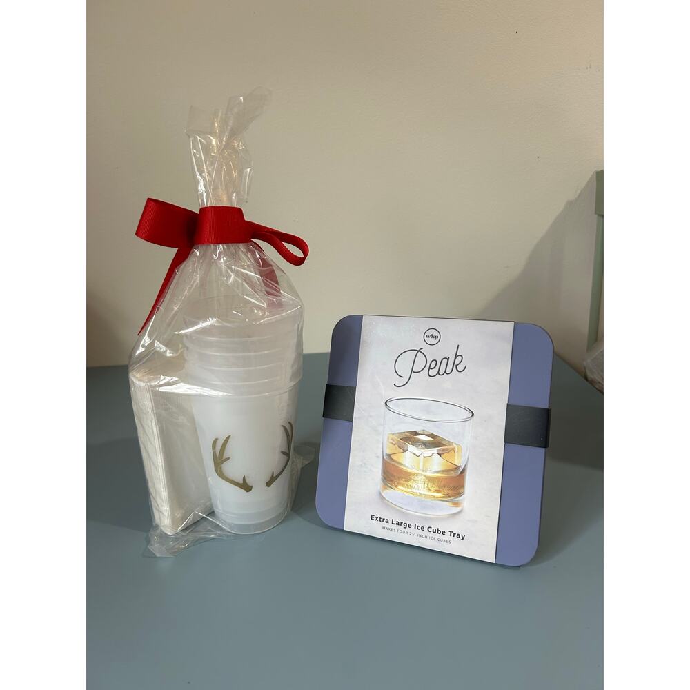 Party Pack: Cups, Napkins, and Silicone Ice Tray